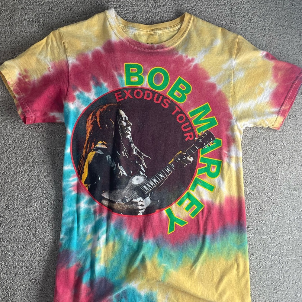 Bob Marley tie dye T-shirt